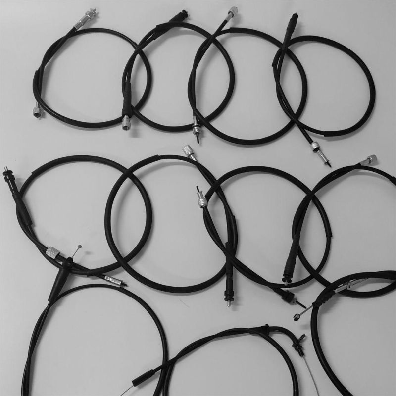 Motorcycle Spare Parts Accessories Morex Genuine Control Cables for Cg-125 Clutch Brake Throttle Speedometer