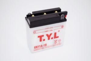 6n11A-1b 12V11ah High Capacity Dry-Charged Conventional Motorcycle Battery