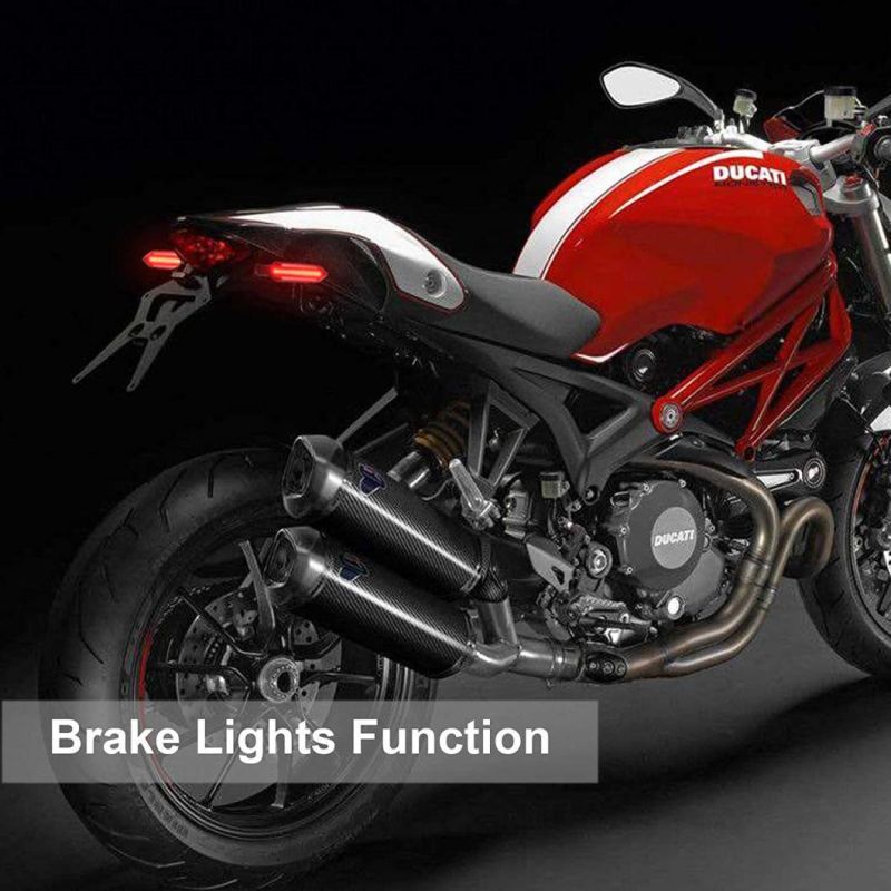 12V Amber LED Motorcycle Turn Signal Brake Light Indicator Light Blinker