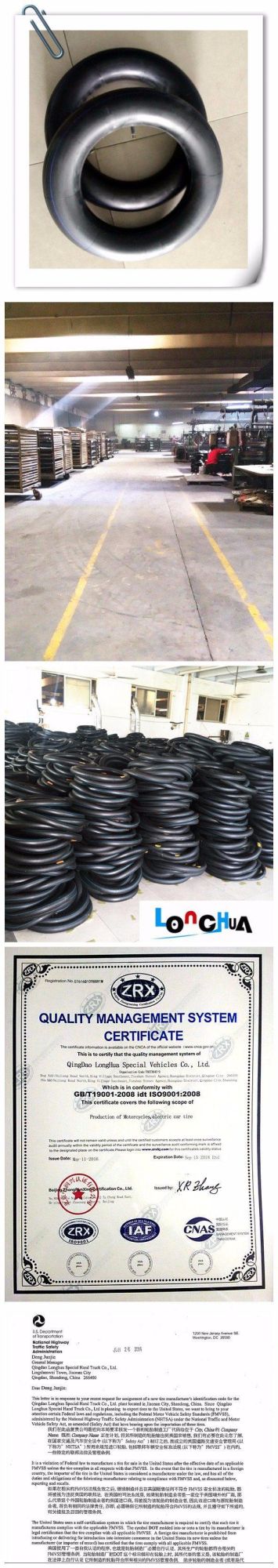 Natural Rubber and Butyl Rubber Motorcycle Tyre and Tube (300-17)