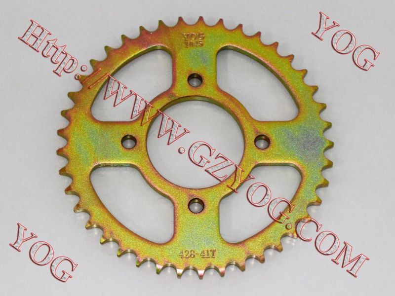 Yog Motorcycle Parts Rear Chain Sprocket for Cg125 Gn125 GS125