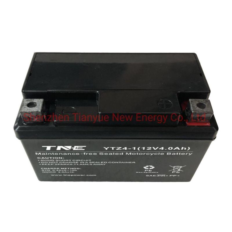 Dry Mf 12V 4ah VRLA AGM Storage Starter Battery for Motorcycle/Scooter/Power Sports/Generator