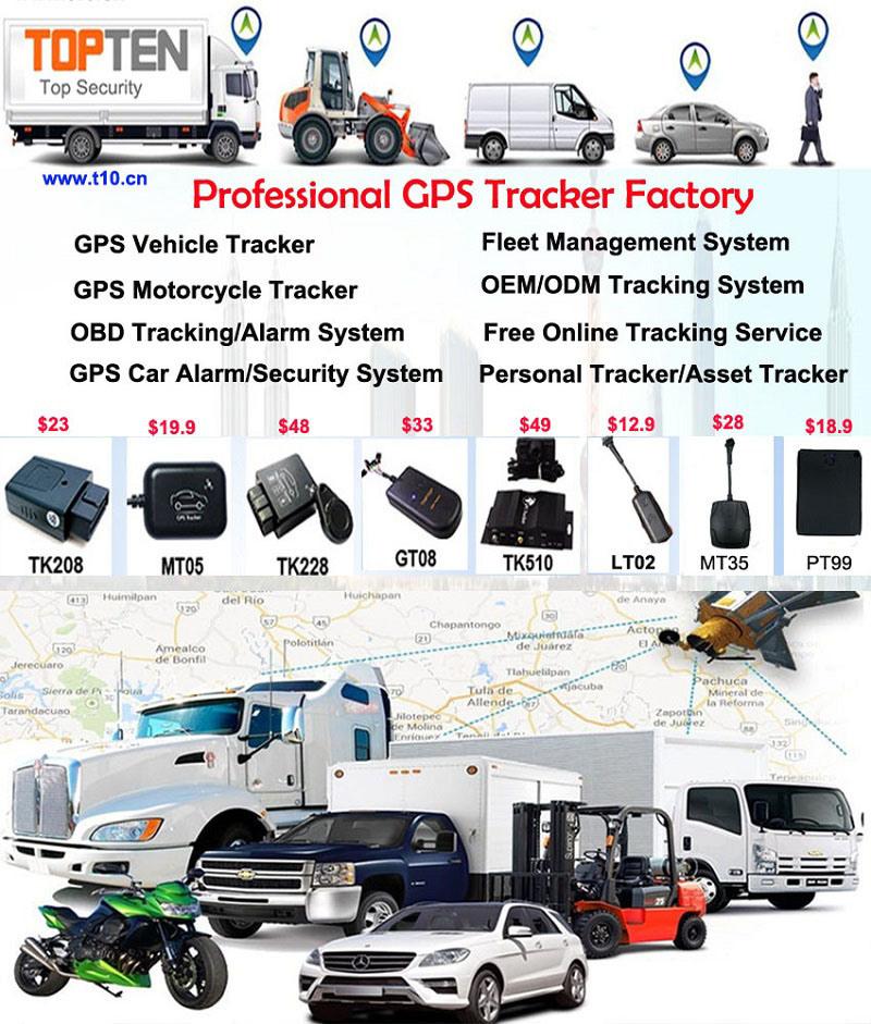 Google Map Realtime Tracking GPS Car Speed Limiter Tracker Support Camera Monitor Fuel Gt08-Wy