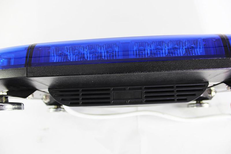 Haibang Blue LED Beacon Mini Light Bar with Speaker Siren