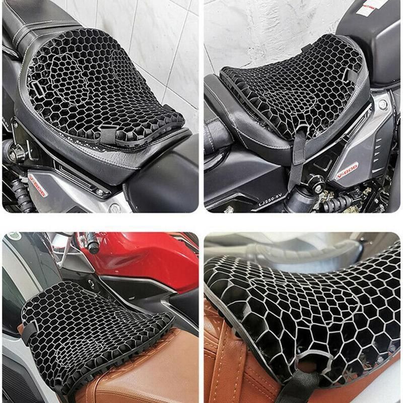 Gel Universal Honeycomb Motorcycle Gel Cushion Shock Relief Massage Absorption Breathable Cushions Pad Accessories