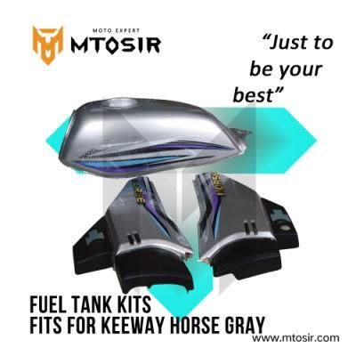 Mtosir Motorcycle Fuel Tank Kits Keeway Hourse Grey Side Cover Motorcycle Spare Parts Motorcycle Plastic Body Parts Fuel Tank