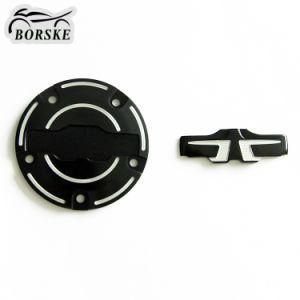 Round Air Cleaner Trim Aluminum CNC Motorcycle Intake Air Cleaner Cover for Indian Harley