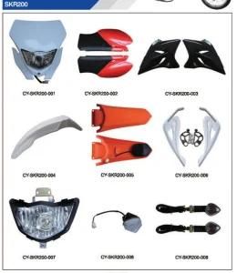 Body Parts Plastic Parts Headlight Bodywork for Motorcycle Skr200