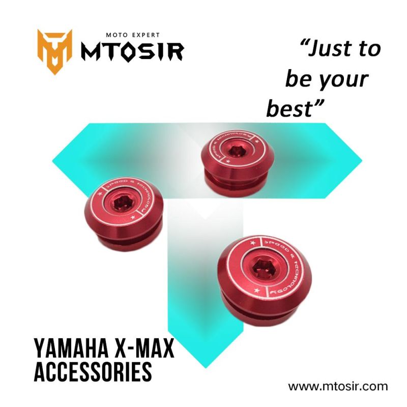 Mtosir Multi-Color Decoration Screws YAMAHA X-Max Motorcycle Accessories Modification Parts Aluminium Alloy Motorcycle Screw