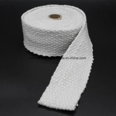 1&quot; 1.5&quot; 2&quot; Fireproof Thermal Bandage Heat Resistant Pipe Insulation Tape with Locking Ties Ceramic Exhaust Header Insulation Wrap