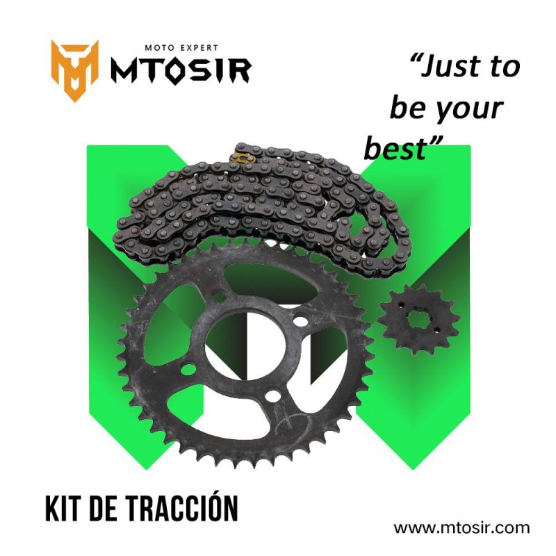 Mtosir High Quality Transmission Kit for Honda Cg150 Nx400 YAMAHA Motorcycle Chain and Sprocket / Wheel Kit