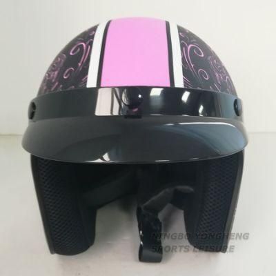 DOT Approved Open Face Retro Motorcycle Helmets for Women