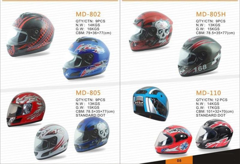 Racing Helmet Motorcycle Helmet of DOT Helmet