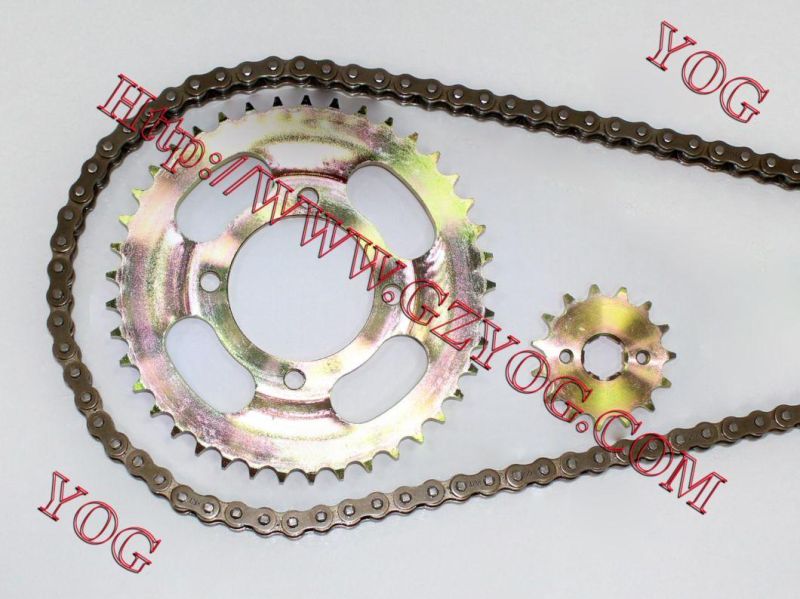 Motorcycle Parts Motorcycle Chain Sprocket Set for Honda Cg125 Cg150