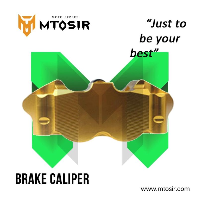 Mtosir High Quality Brake Caliper Fit for Ybr125, Honda Cg125, Suzuki Gn125, Bajaj Pulsar135 Different Red Gold Silver Motorcycle Accessories