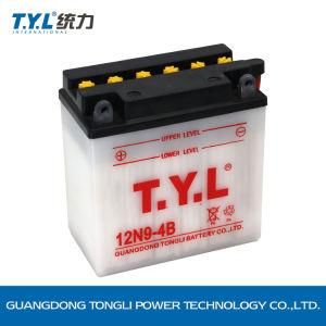 Tyl 12n9-4b 12V9ah White Color Water Motorcycle Parts Motorcycle Battery
