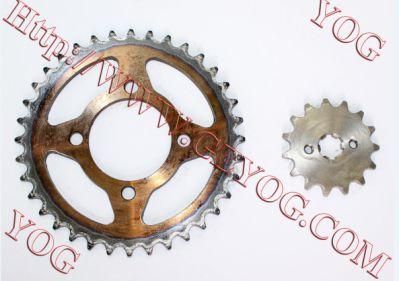 Motorcycle Part Transmission Sprocket Kit Tvs Star Bajaj Boxer