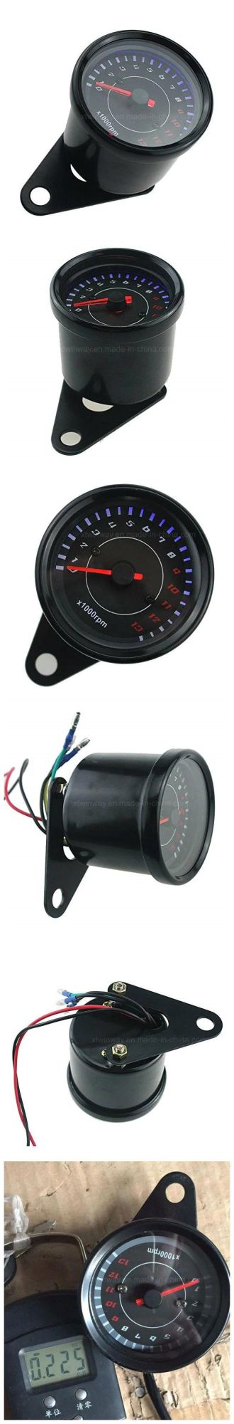 LED Backlight Meter Tachometer Gauge Rev Counter Motorcycle Parts