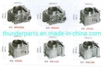 Motorcycle Cylinder Block Kit for Wh125/Wh150/CH125/CH150/52.4mm/57.4mm/52.4mm/57.4mm