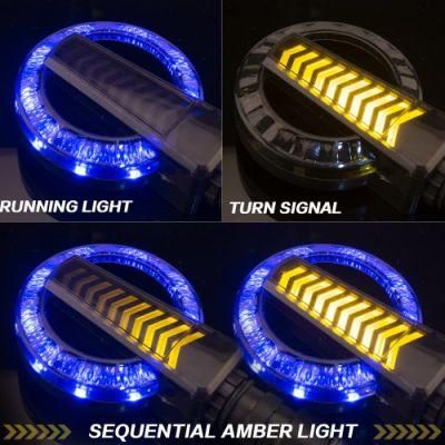 Motorcycle Saddlebags Rear Turn/Brake/Run LED Signal Lamp Lights for Harley Touring Road King Street Electra Glide Cvo 14-20