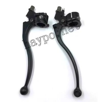 Motorcycle Parts Handle Lever with Mirror Bracket for Haojue Hj125 Elegant