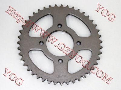 Yog Motorcycle Parts Rear Chain Sprocket for Cg125 Gn125 GS125