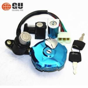 CD70 Igniton Switch Lock Set with Fuel Tank Cap /Handle Lock/Ignition Switch