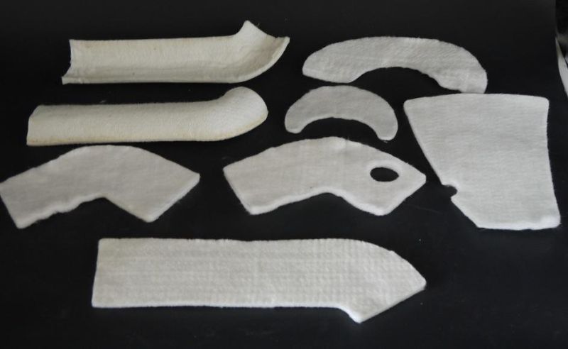Exhaust Muffler Insulation Material Fiberglass Needle Mat Material
