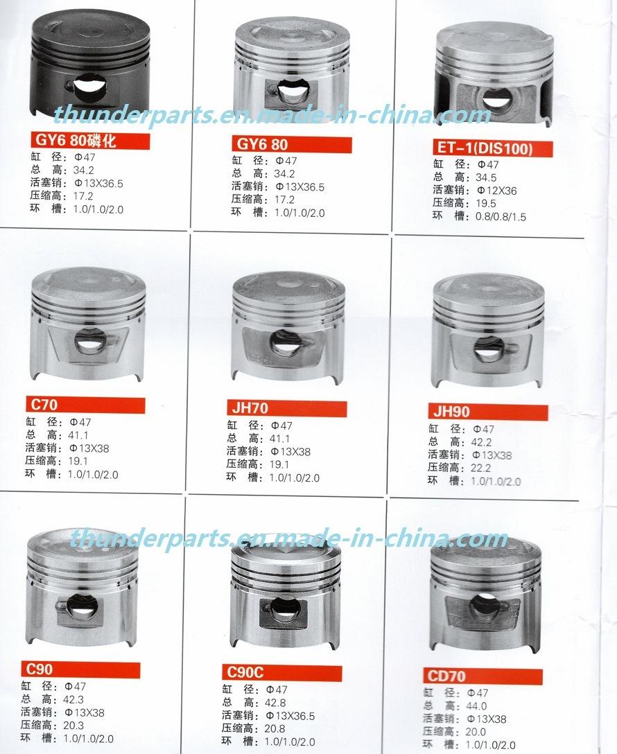 Motorcycle Engine Parts Piston Kit Sets for Honda/Suzuki/YAMAHA/Bajaj Motorcycles