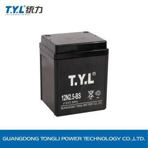 12V2.5ah/12n2.5 Trade Price Maintenance Free Best Motorcycle Battery Motorcycle Parts