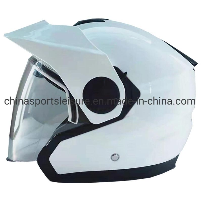 ECE 22.06 Half Face Double Visor Motorcycle Helmet