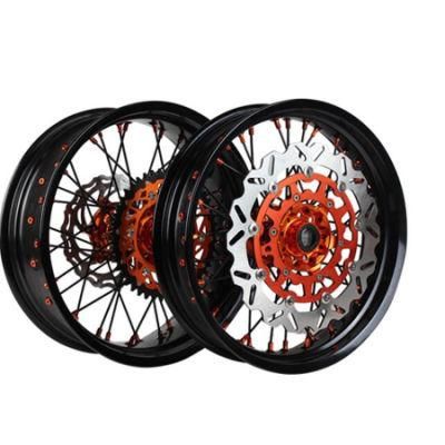 Custom 3.5*17 Front 4.5*17 Rear Wheel Supermoto Wheels