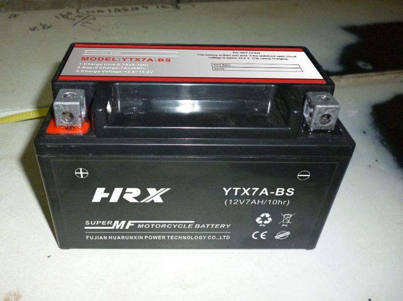 Ytx7a-BS High Quality 12V 7A Best Energy Motorcycle Battery