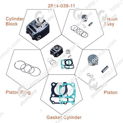 Motorcycle Spare Part Motorcycle Cylinder Assy for Bajaj Discover 135-Oumurs