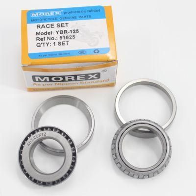 Motorcycle Spare Parts Accessories Morex Genuine Steering Bearing Race Set for YAMAHA Ybr-125 Original Honda Suzuki Bajaj Vespa
