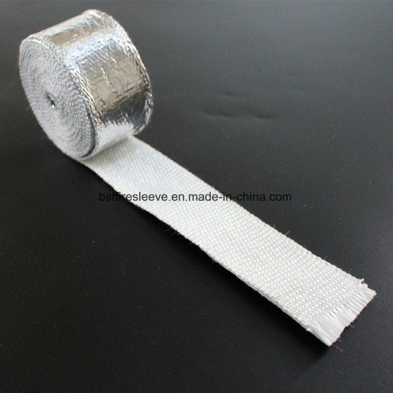 High Heat Glass Fiber with Aluminized Exhaust Wrap