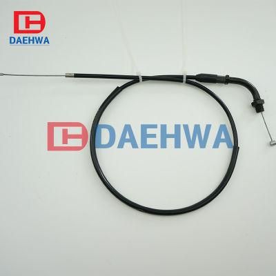 Quality Motorcycle Spare Part Throttle Cable for Eco100+ Splendor