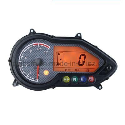 Cqjb Motorcycle Bike Spare Parts Digital Meter Speedometer