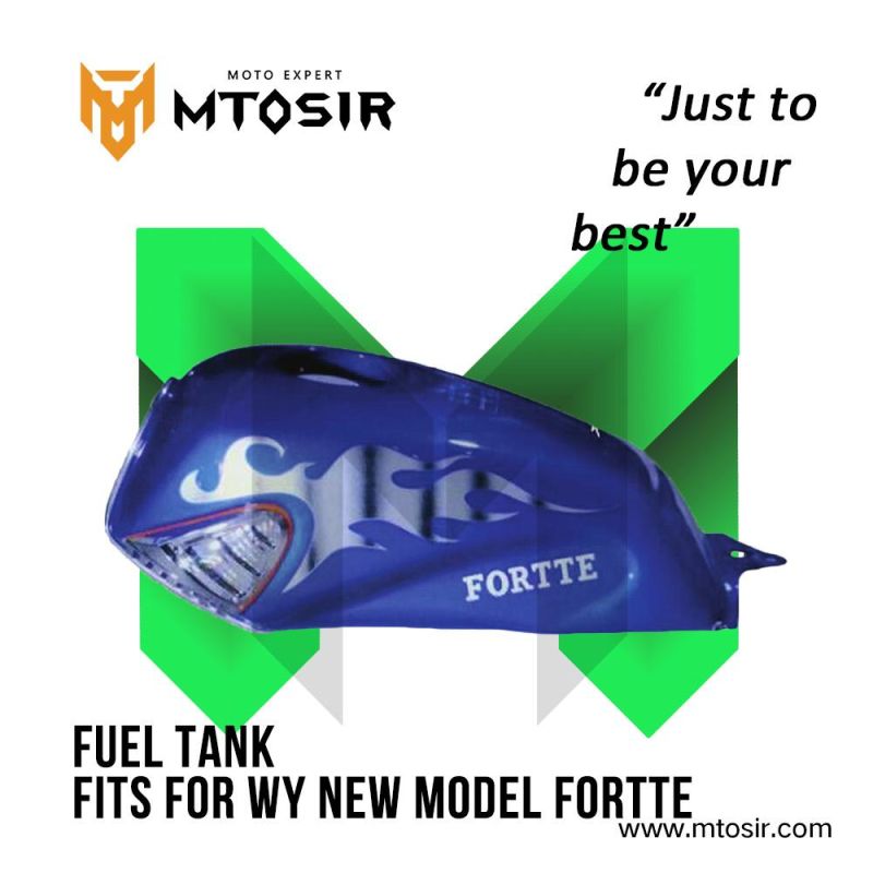 Mtosir Fuel Tank for Wuyang Wy Wy125 Wy-7 Big Mouth High Quality Oil Tank Gas Fuel Tank Container Motorcycle Spare Parts Chassis Frame Parts