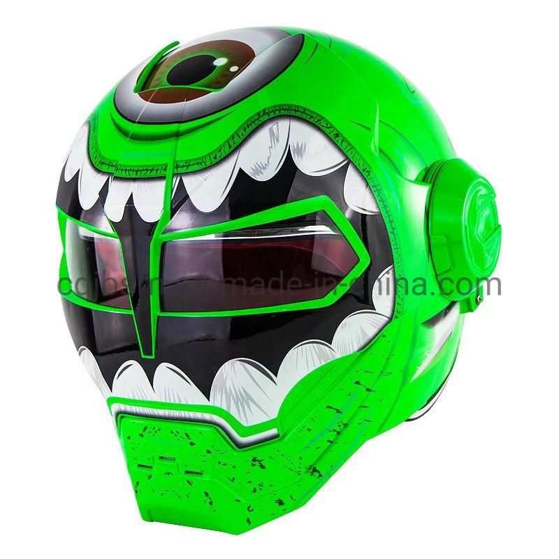 Cqjb High Quality ABS Unveiled Multi-Color Motorcycle Full Face Helmet