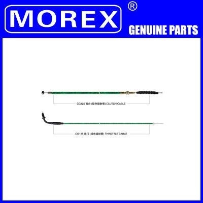 Motorcycle Spare Parts Accessories Morex Genuine Control Cables for Cg-125 Clutch Brake Throttle Speedometer