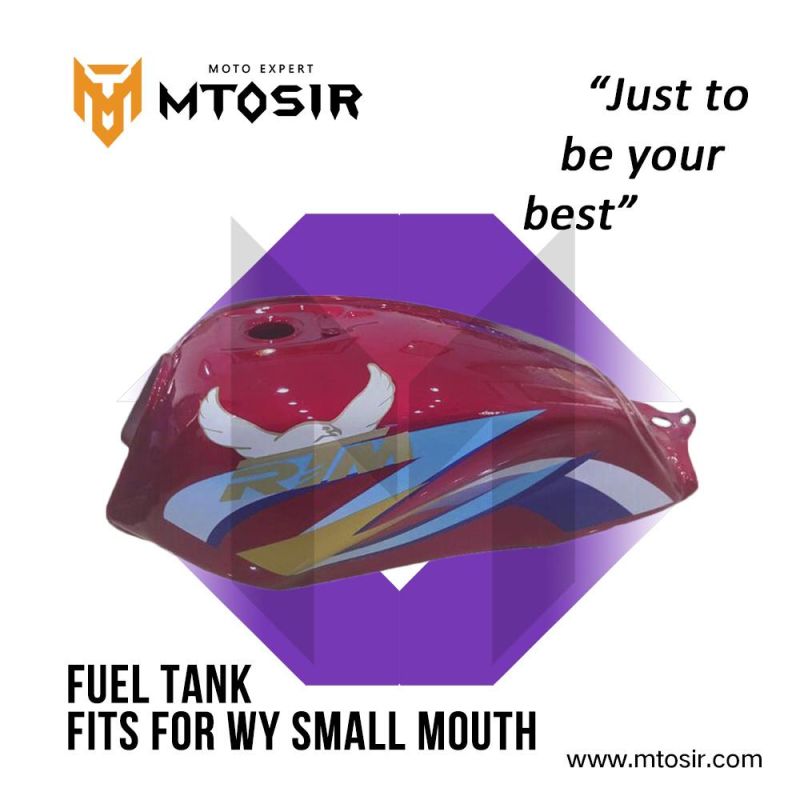 Mtosir Fuel Tank for Wuyang Wy Wy125 Wy-7 Big Mouth High Quality Oil Tank Gas Fuel Tank Container Motorcycle Spare Parts Chassis Frame Parts