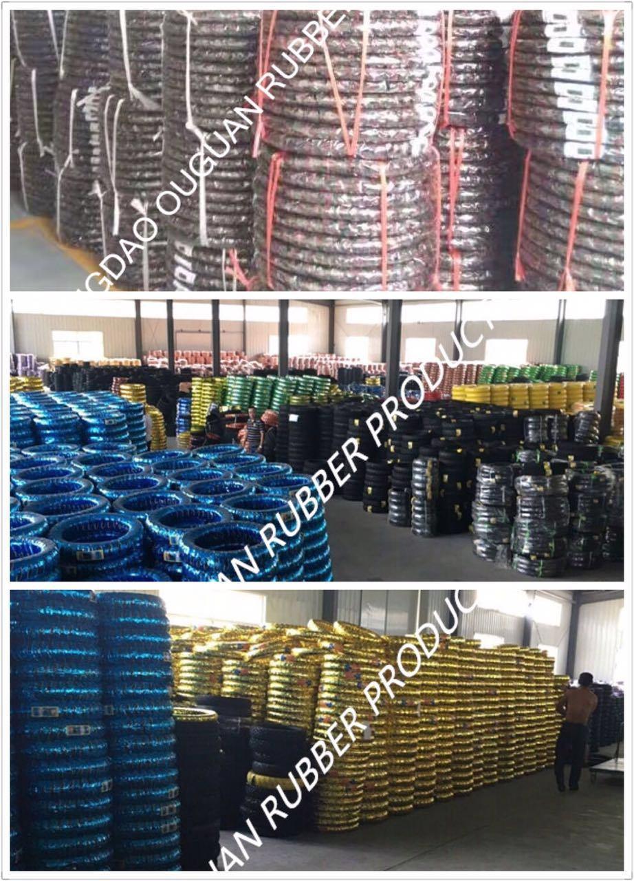 Produce Soncap Certification Cross Country Pattern Motorcycle Tube Tyres