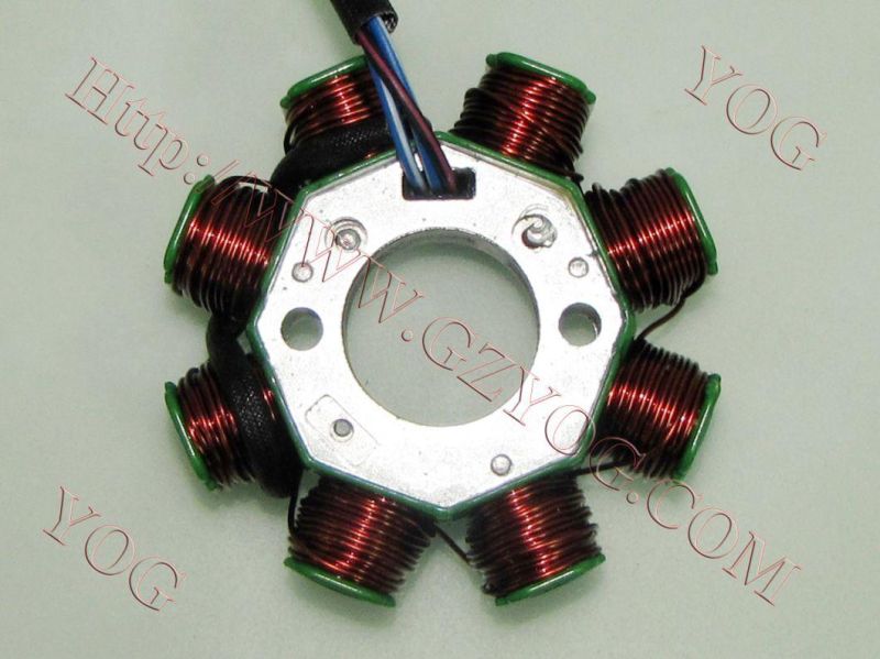 Yog Motorcycle Spare Parts Engine Coil Stator for Gn125, Ybr125, Cg125