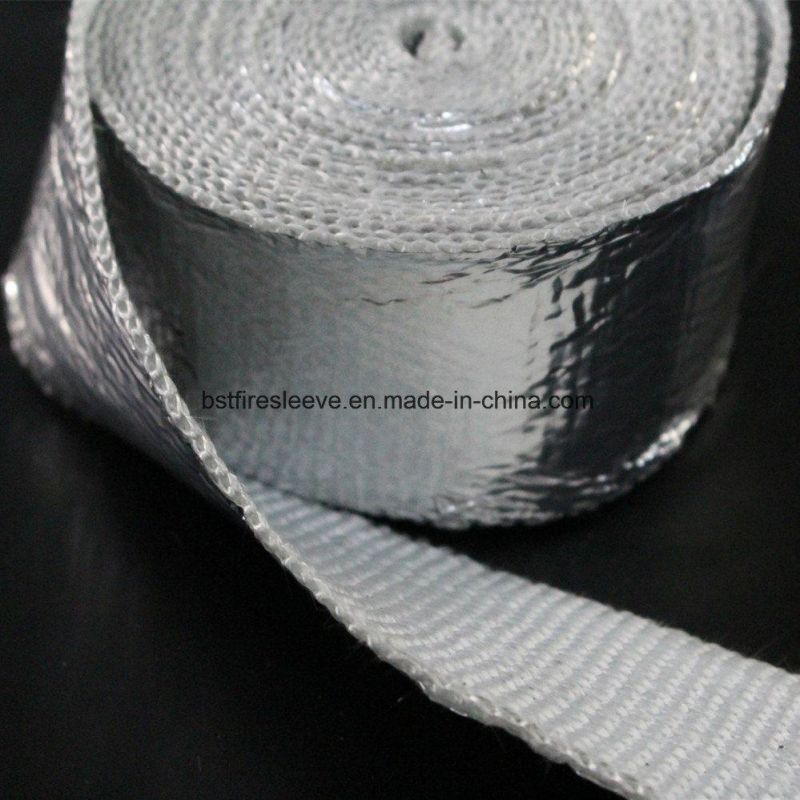 High Heat Glass Fiber with Aluminized Exhaust Wrap