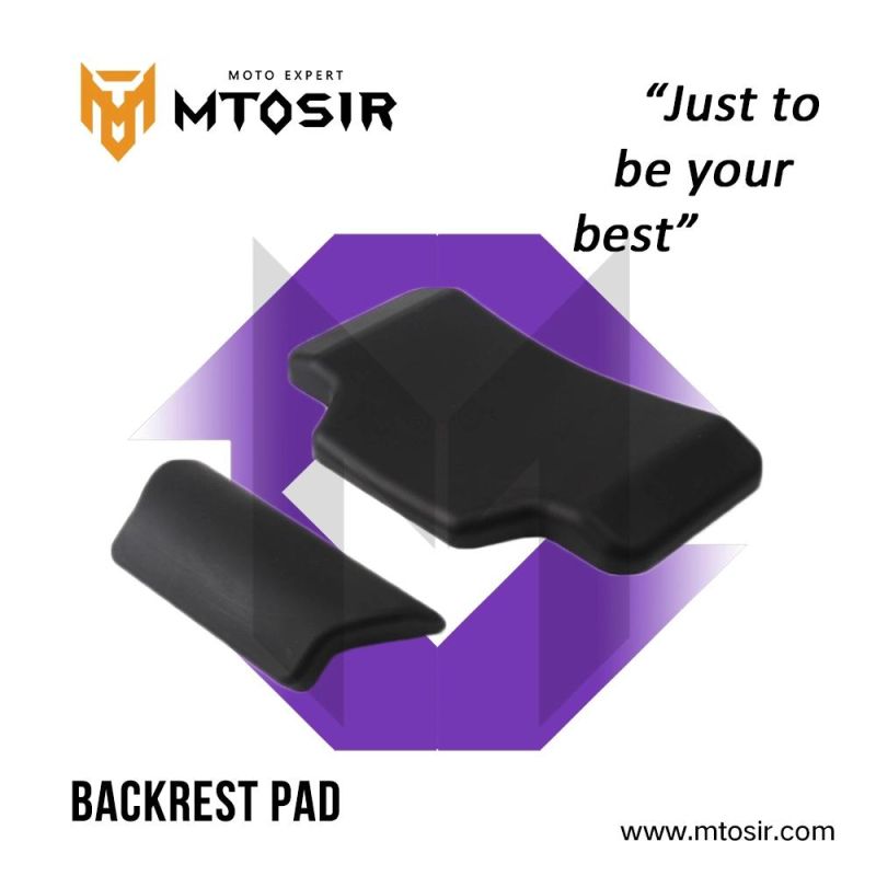 Mtosir High Quality Backrest Pad Set Universal Motorcycle Scooter Rear Confortable Pad Passenger Back Pad Cushion