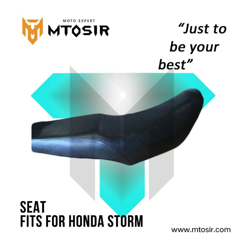 Mtosir High Quality Black Seat for Eco70 Leather Plastic Honda Motorcycle Spare Parts Motorcycle Accessories Rear Seat