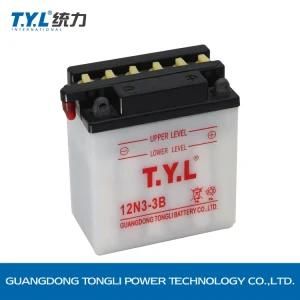 Tyl 12n3-3b 12V3ah White Color Water Motorcycle Parts Motorcycle Battery