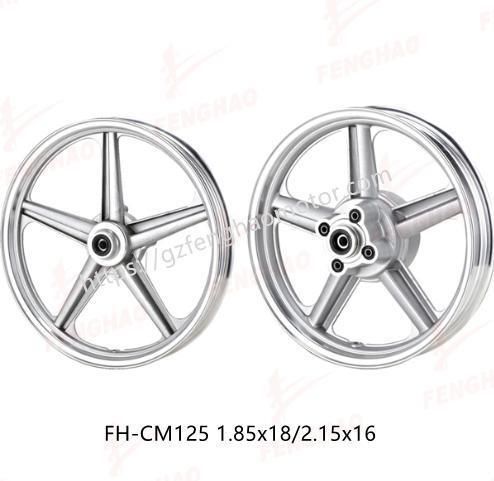 Factory Directly Sale Motorcycle Parts Aluminum Rim for Honda Cbt125/Cg125/Cm125/Fb150/Tbt10/Zh125