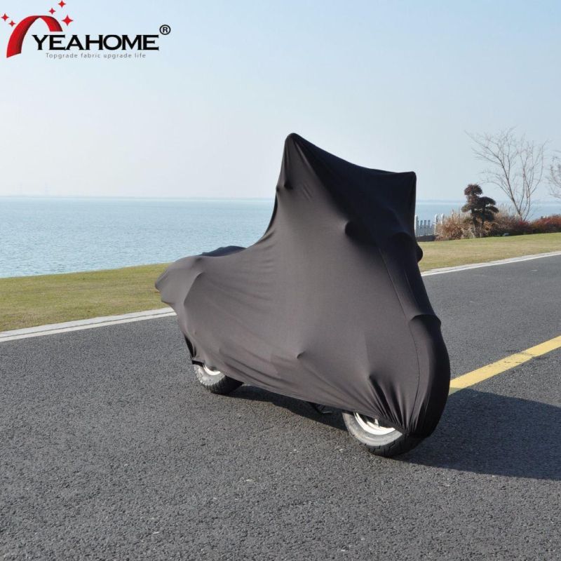 Upgrade Heavy Weight Soft Elastic Fleece Dust-Proof Indoor Motorcycle Cover